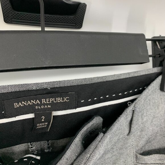 Banana Republic Pants Sloan Gray Curvy Skinny Ankle Crop - Picture 6 of 11